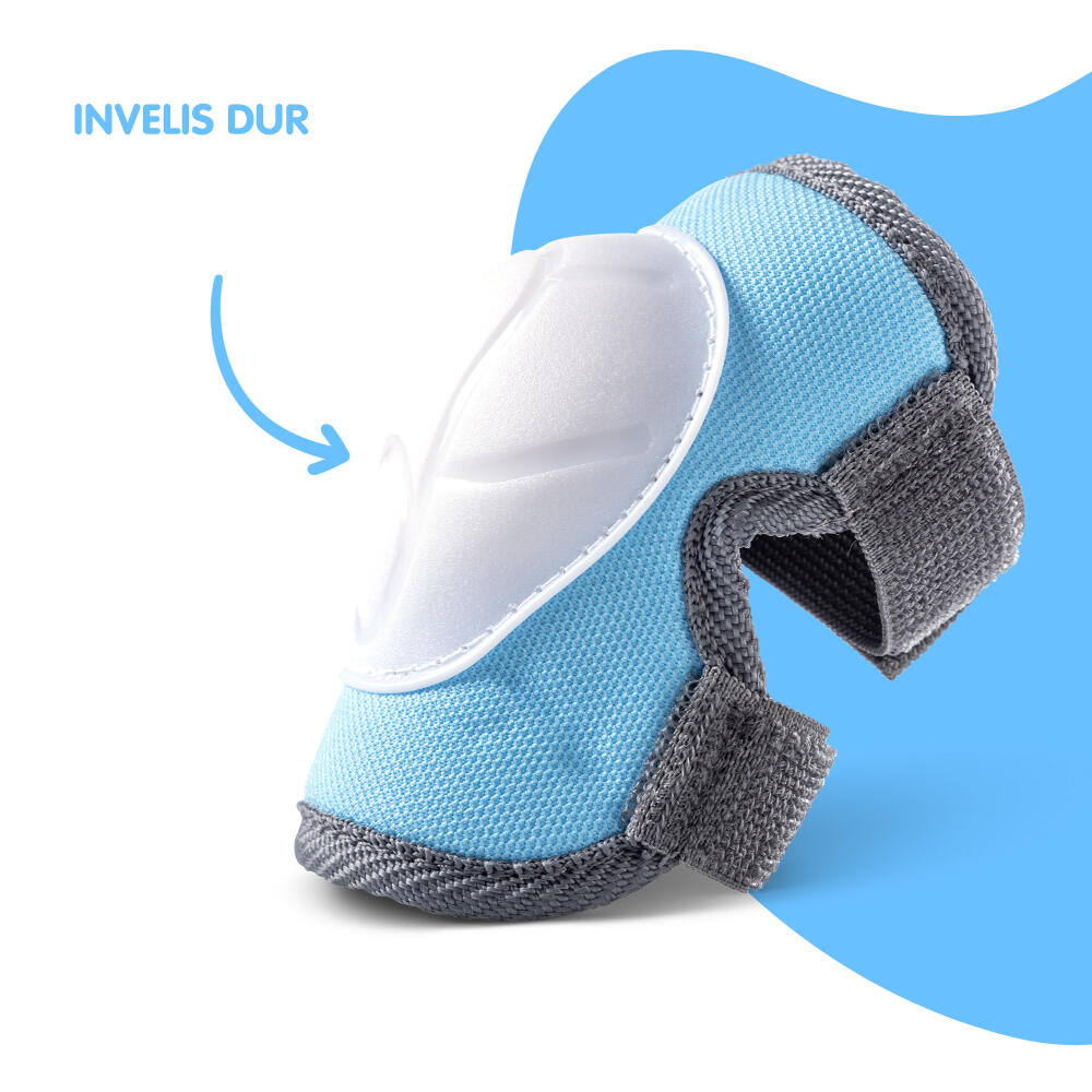 Set Protezioni Pattini Per Bambini - 6 Pezzi (Ginocchiere, Gomitiere, Polsiere), Per Skateboard E Bici - Foto 6