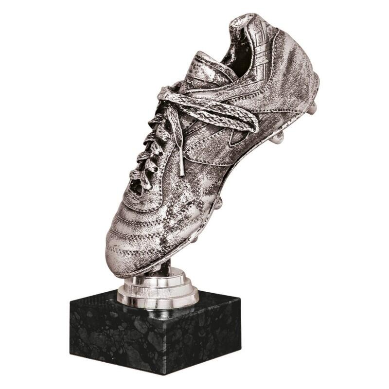 Trofeo Maxitrofeo Fútbol bota de Plata 24cm