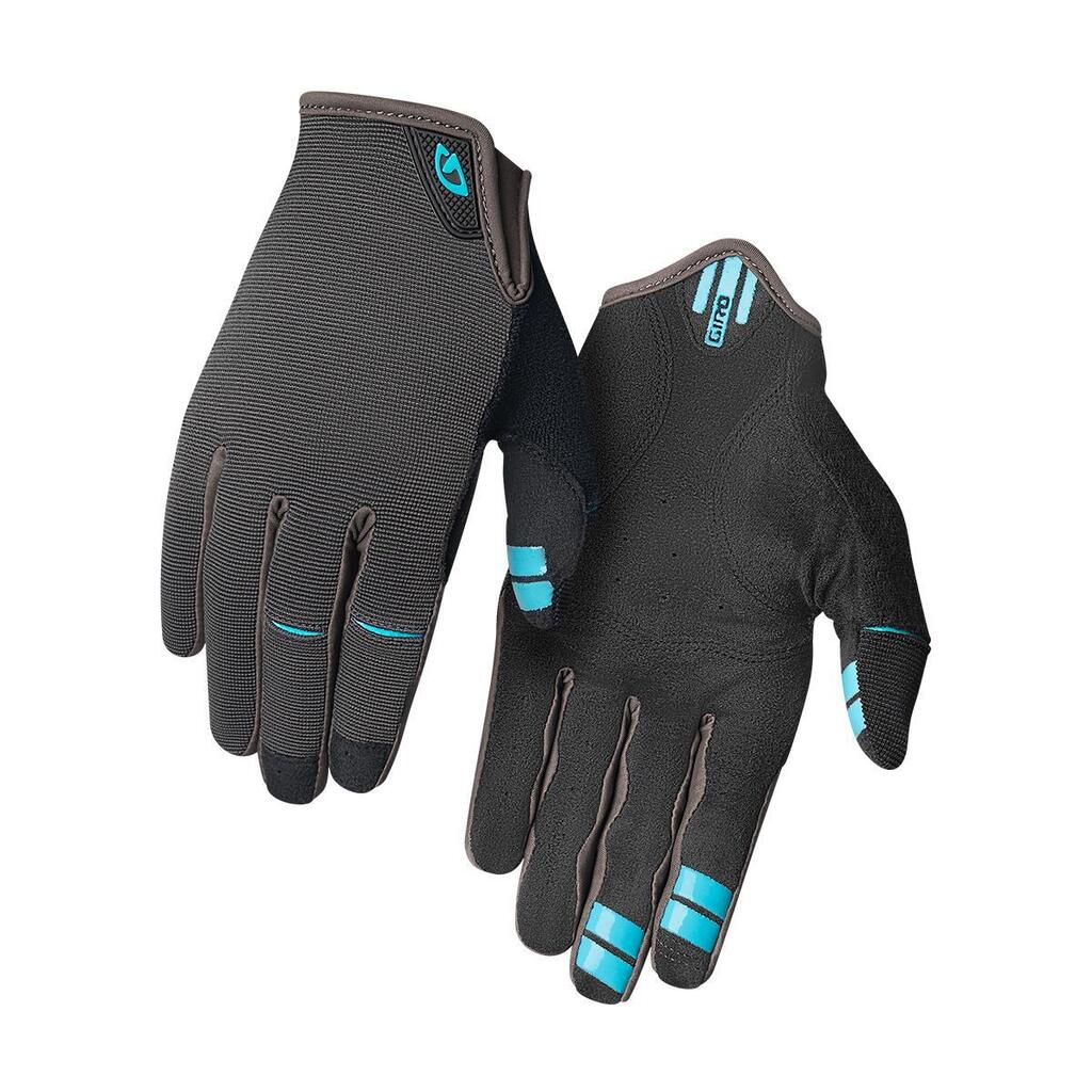 DND MTB Cycling Gloves Mens MTB Coal/Iceberg Touchscreen Compatible