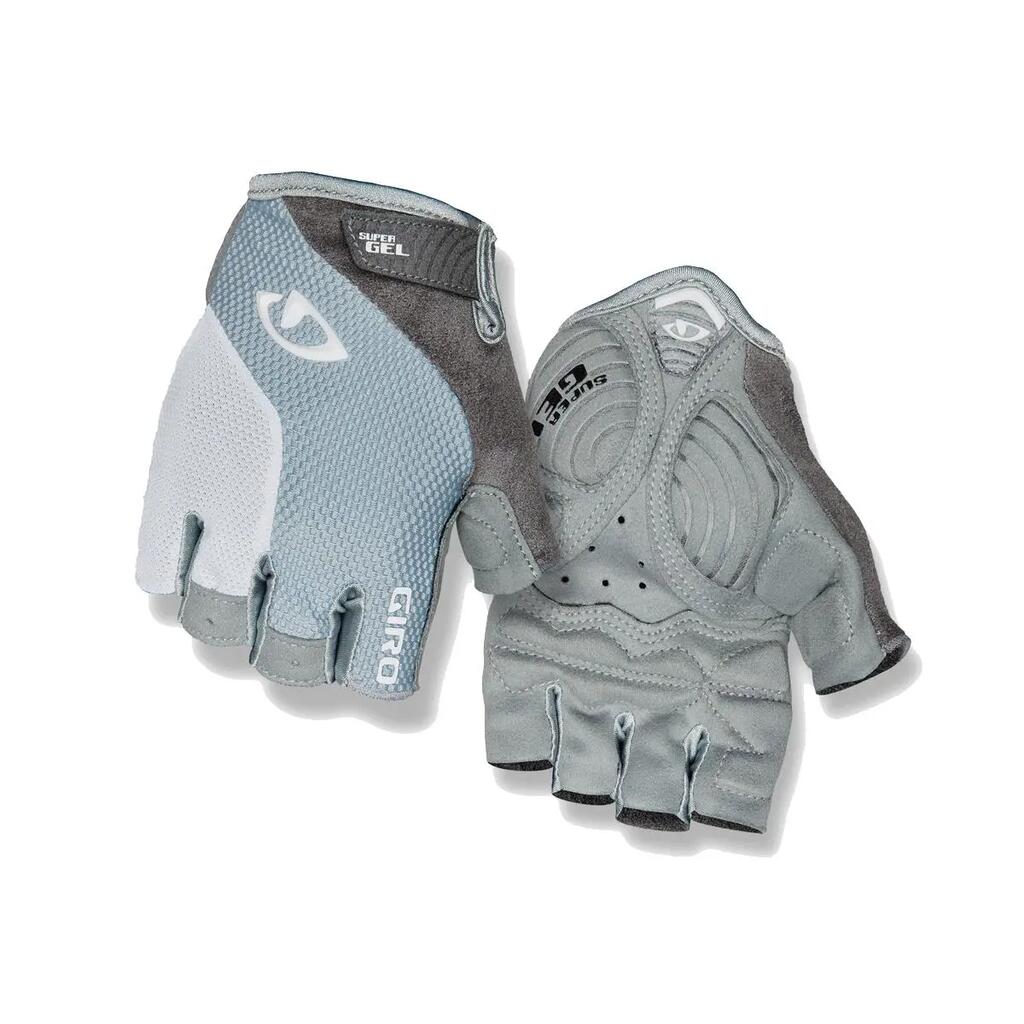 Strade Massa Supergel Women's Road Cycling Mitt Road Titanium/Grey White