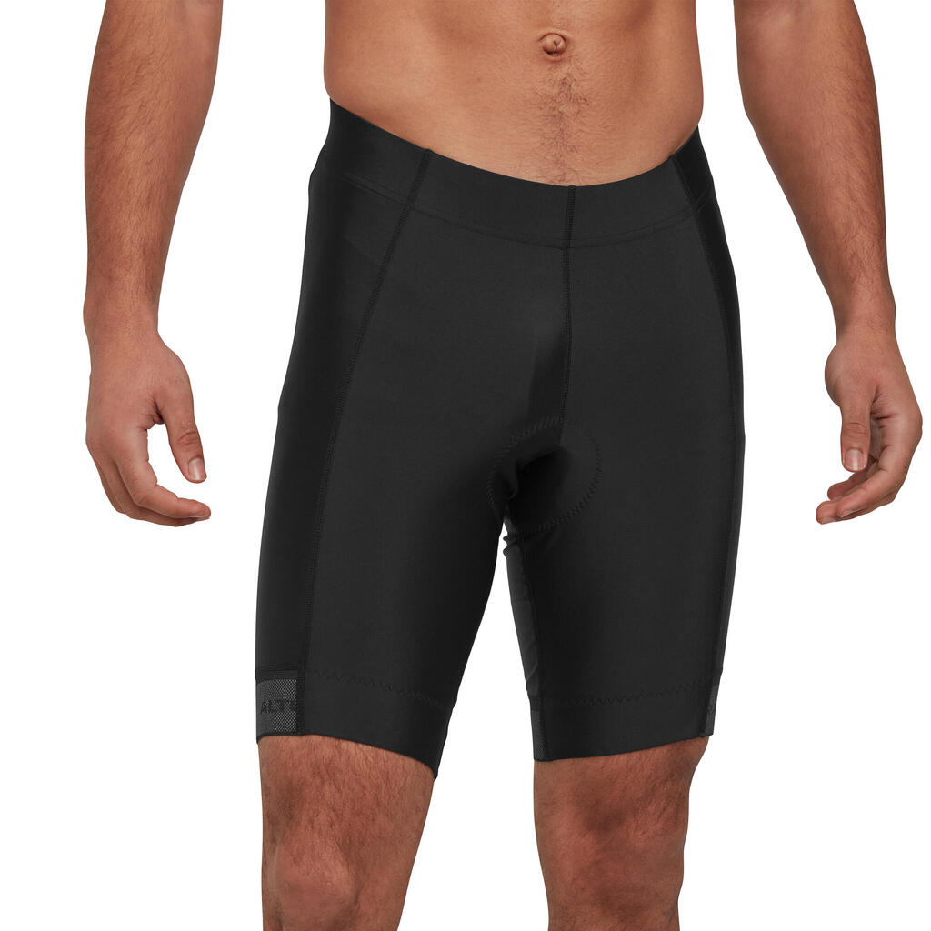 Progel Plus Men's Waist Shorts Road Black Chamois Pad