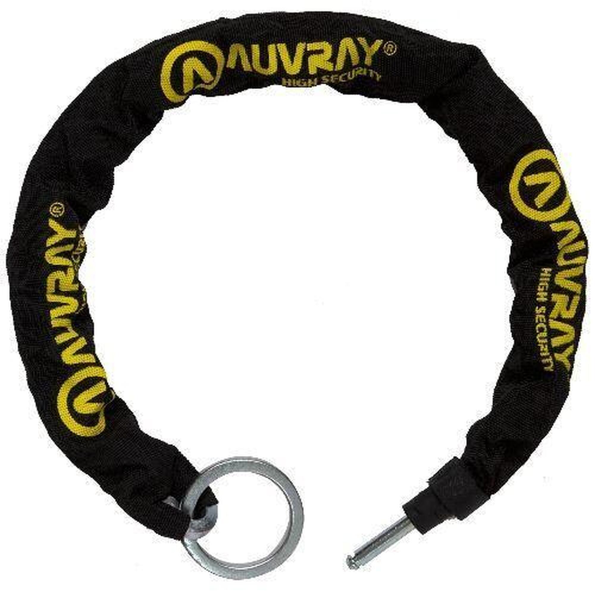 Auvray - Antivol Chaine Lasso Plug 8,5 X 8,5 X 900 Pour Antivol Fer A Cheval Auvray - Antivol - Jaune|noir - Taille Unique - Decathlon