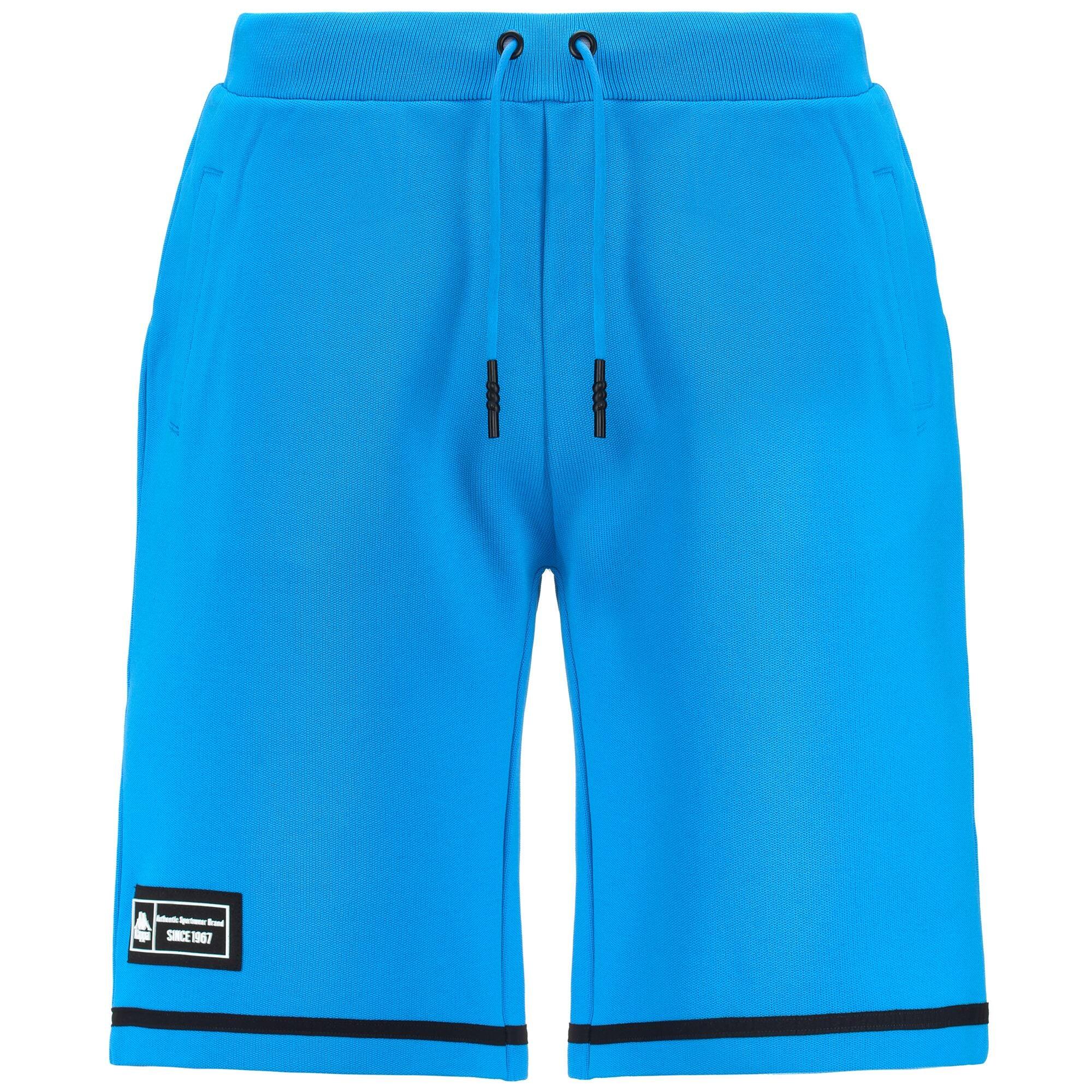 kappa pantaloncini da uomo in poliestere blu da fitness |  Kappa