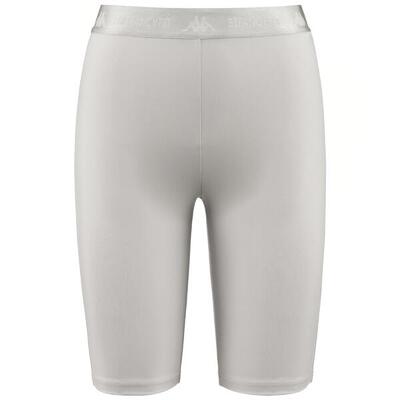 Pantaloncini sportivi da donna in nylon grigio da sport street