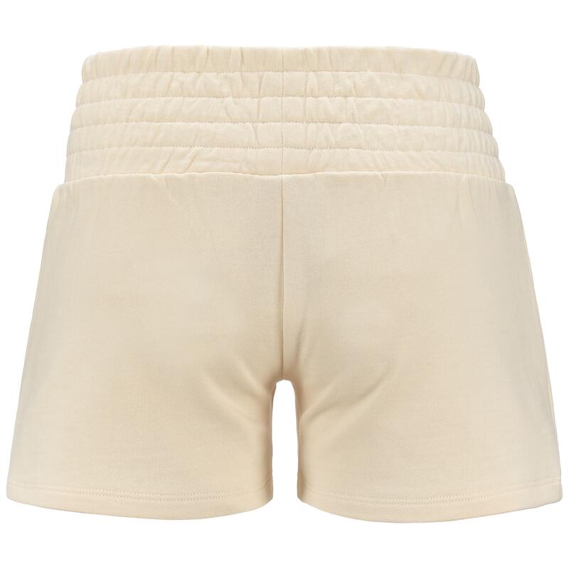 kappa pantaloncini da donna in cotone bianco da fitness