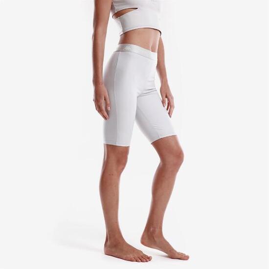 Pantaloncini sportivi da donna in nylon grigio da sport street