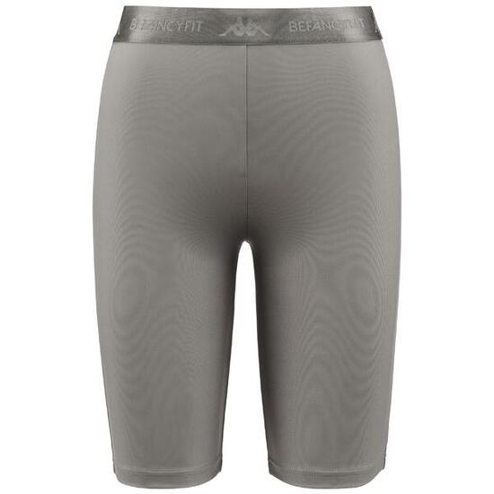 Pantaloncini sportivi da donna in nylon grigio da sport street