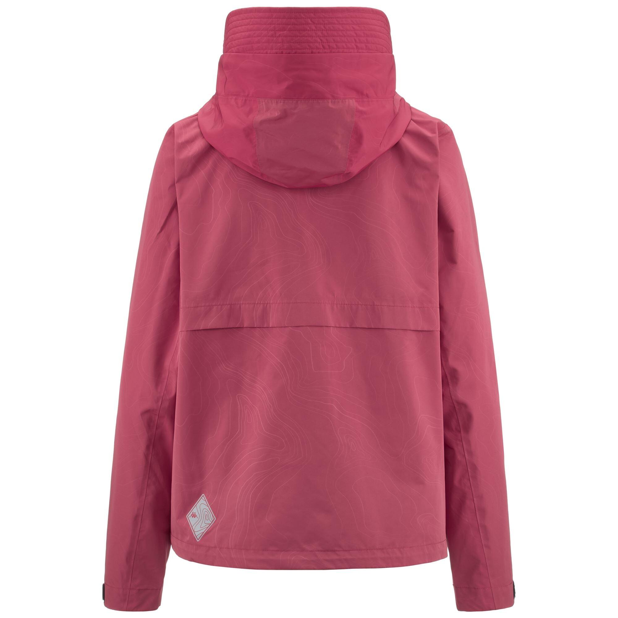 Giubbotto da donna in poliestere rosso da outdoor 3/5