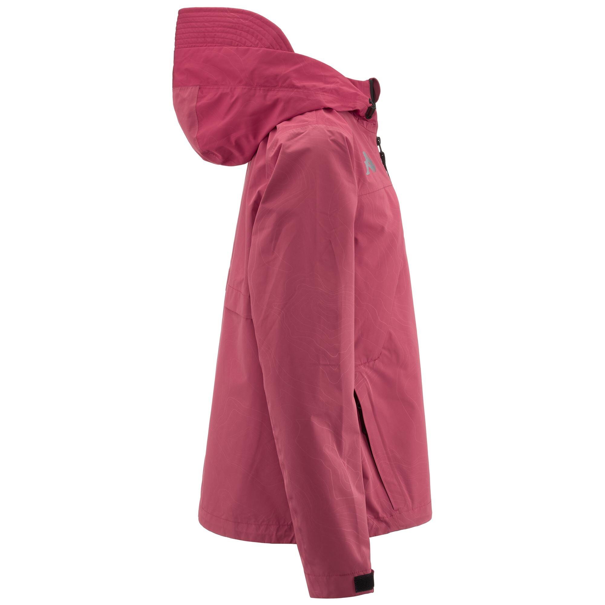 Giubbotto da donna in poliestere rosso da outdoor 2/5