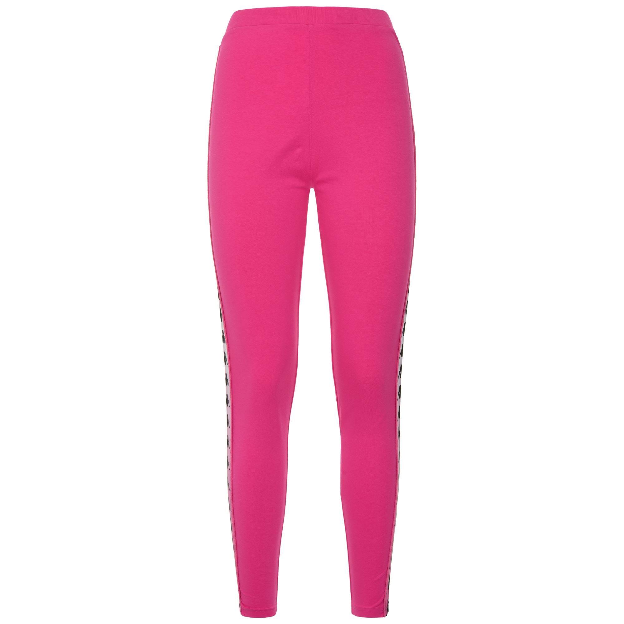 KAPPA pantaloni da bambina in cotone rosso da allenamento
