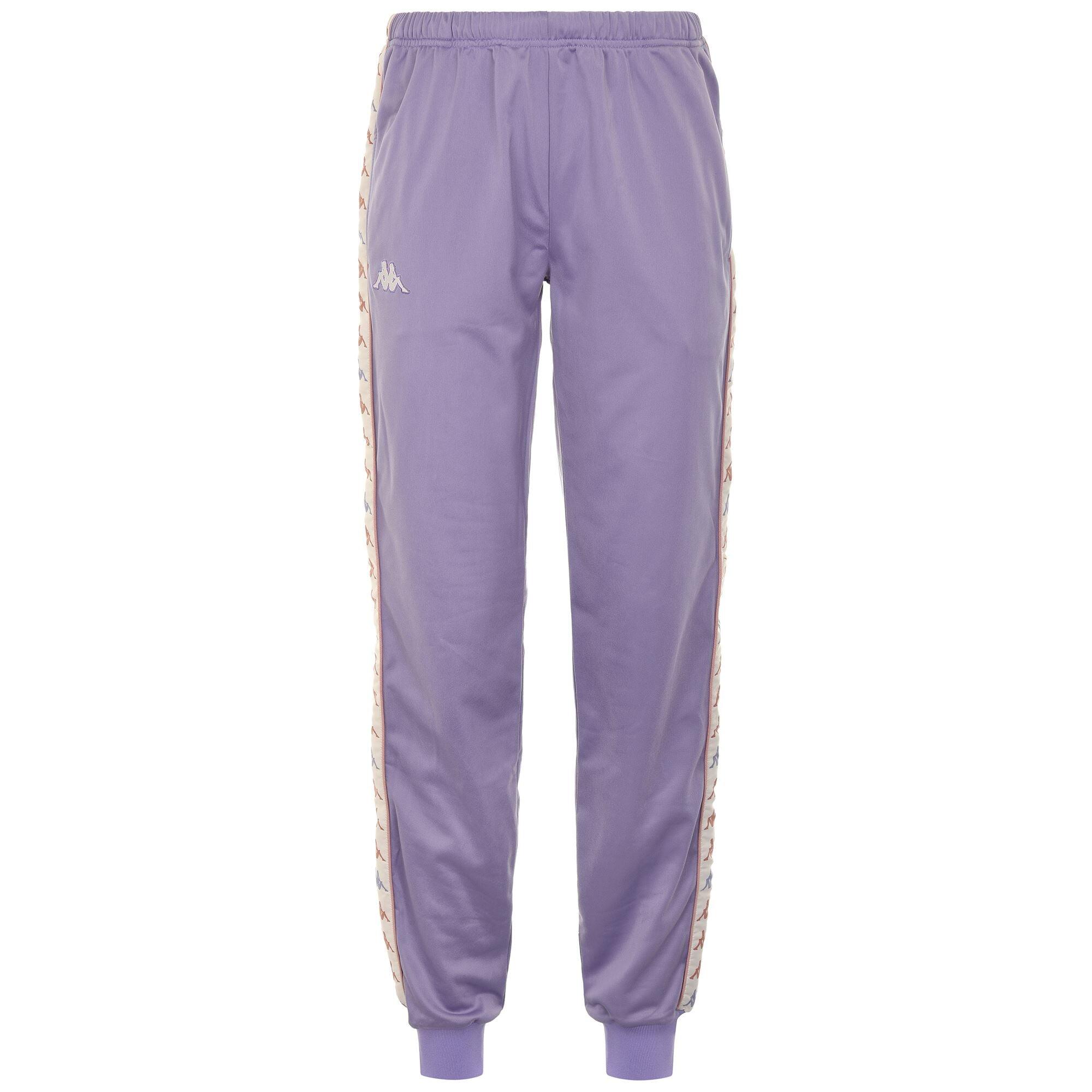 pantaloni da bambina in poliestere viola da allenamento 1/4
