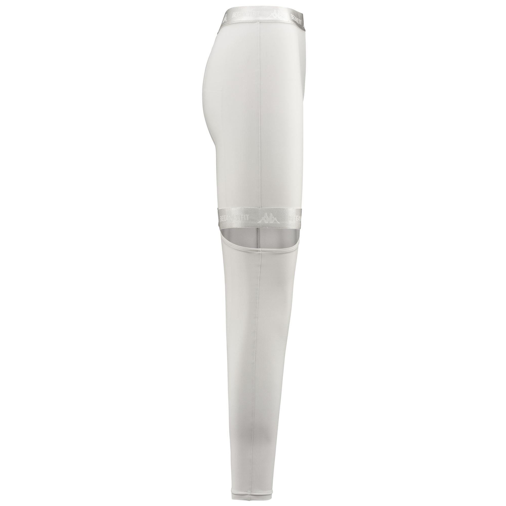 Pantaloni tuta da donna in nylon grigio da sport street 3/7