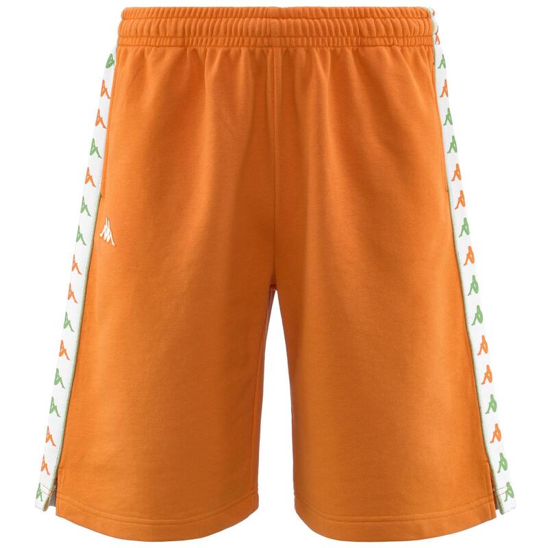 kappa pantaloncini da bambino in cotone arancio da allenamento