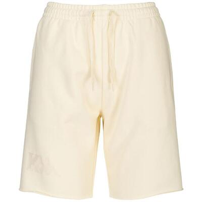 pantaloncini da donna in cotone bianco da fitness
