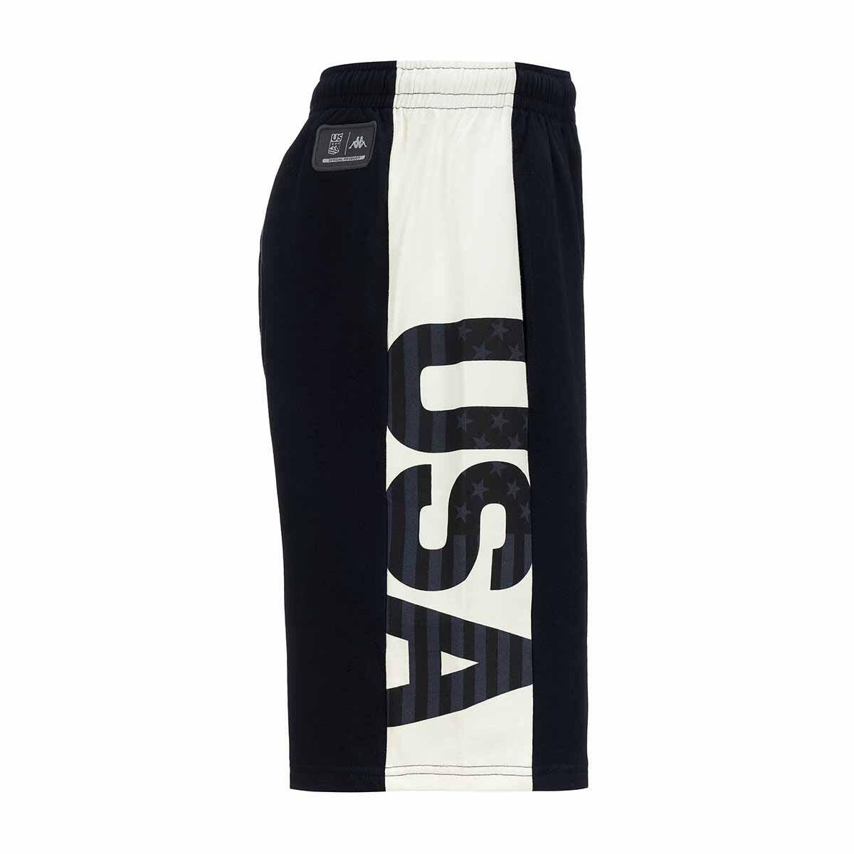 Pantaloncini sportivi da uomo donna in cotone blu da sci 2/6