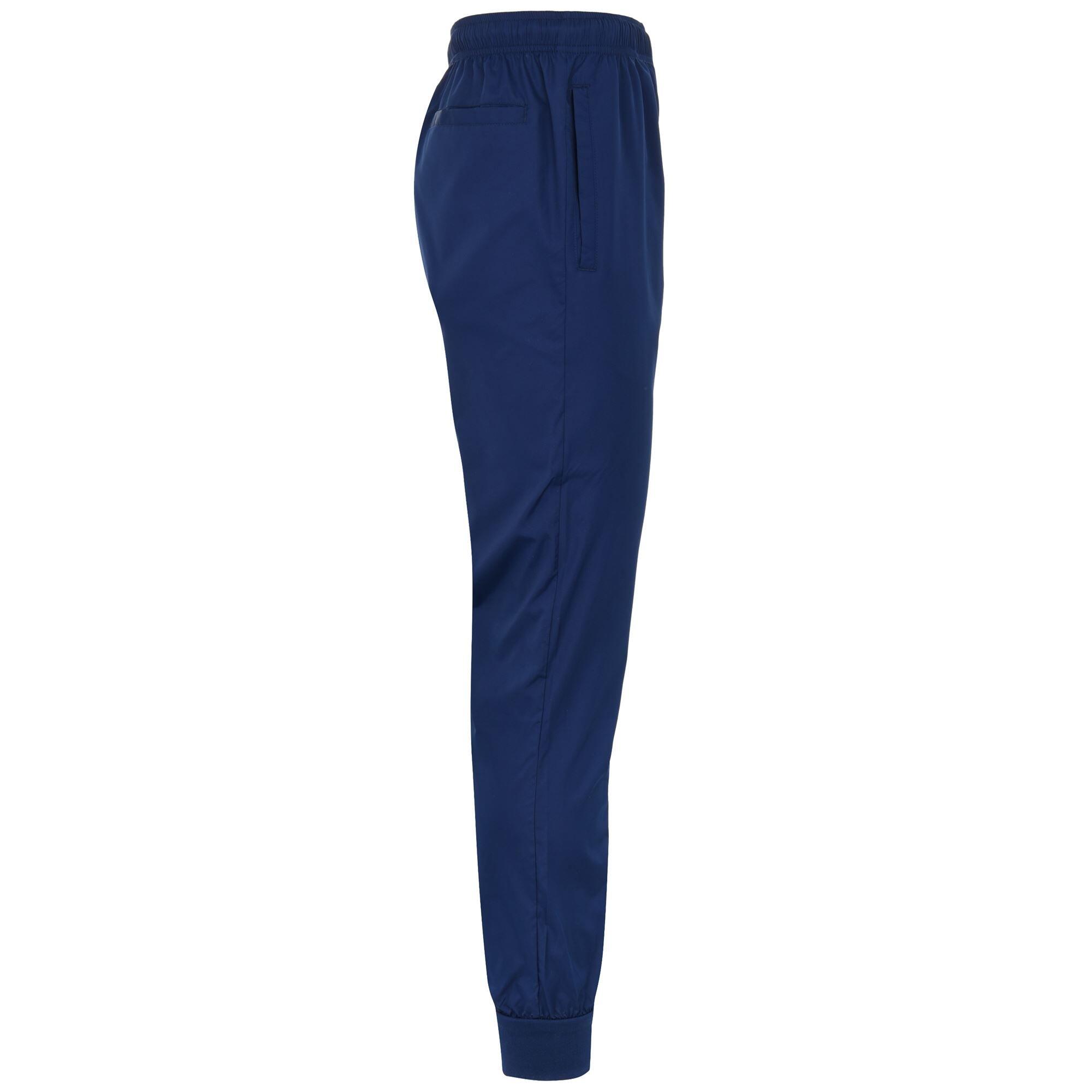 pantaloni da uomo in poliestere blu da calcio 2/4