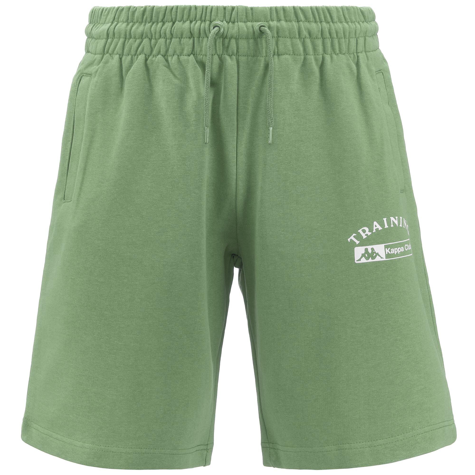 kappa pantaloncini da uomo in cotone verde da fitness |  Kappa