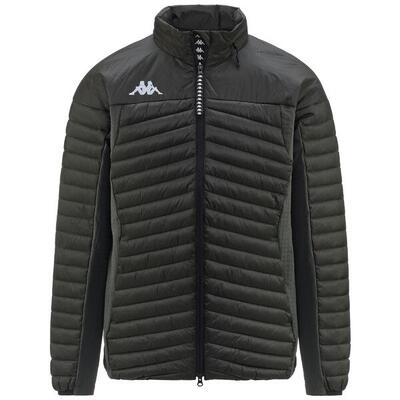 Giubbotto da uomo in poliestere verde da outdoor