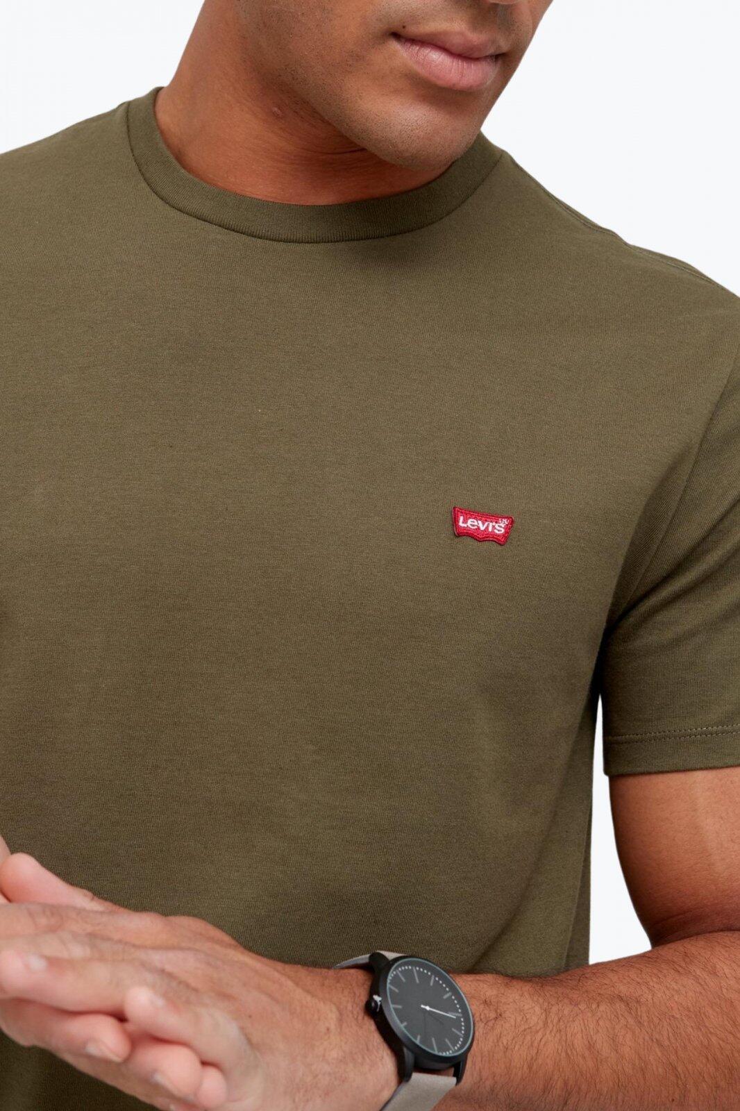 T-shirt pour homme Levis Logo petit Vert. 3/6
