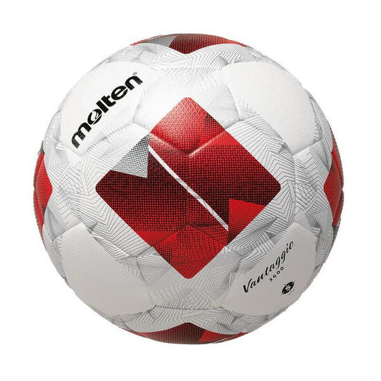 Ballon De Foot VANTAGGIO (Blanc / Rouge) Taille 5
