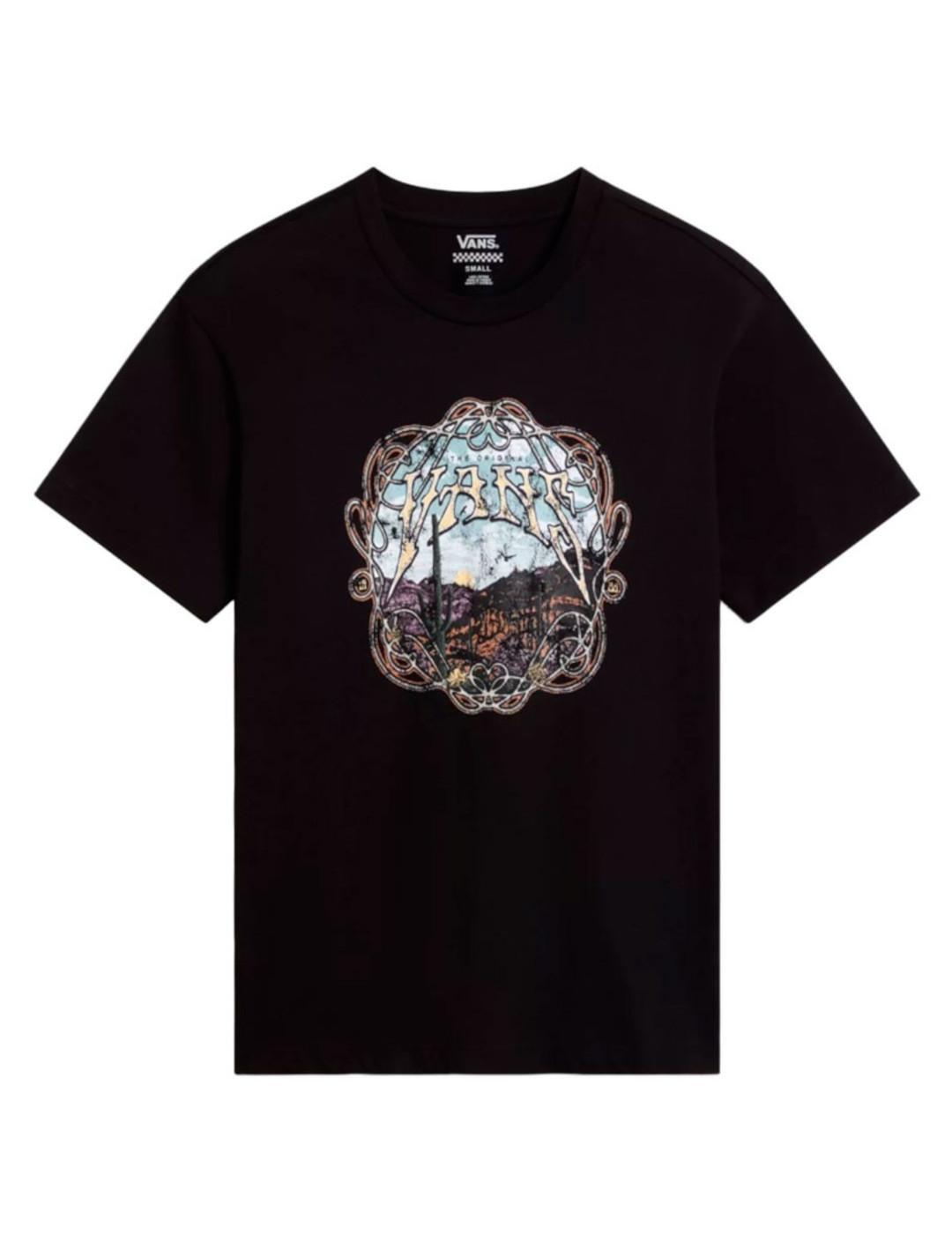 VANS Camiseta de manga corta para Mujer Vans Cnyn script Negro