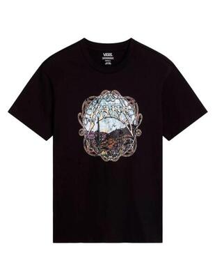 Maglietta a maniche corte da donna Vans Cnyn script nera