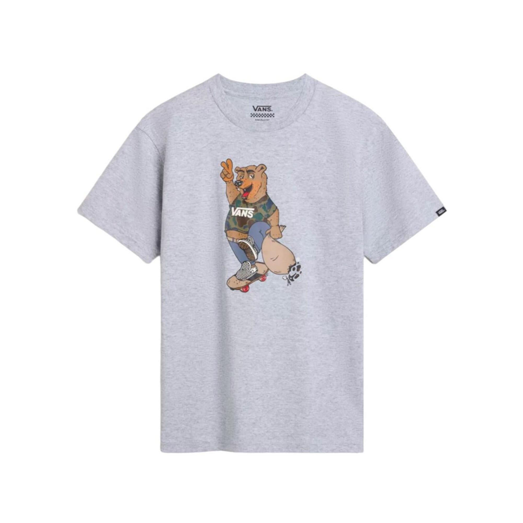 Vans - T-shirt À Manches Courtes Pour Enfant Vans Peace Bear Gris - T-shirt Manches Courtes - Gris - Decathlon