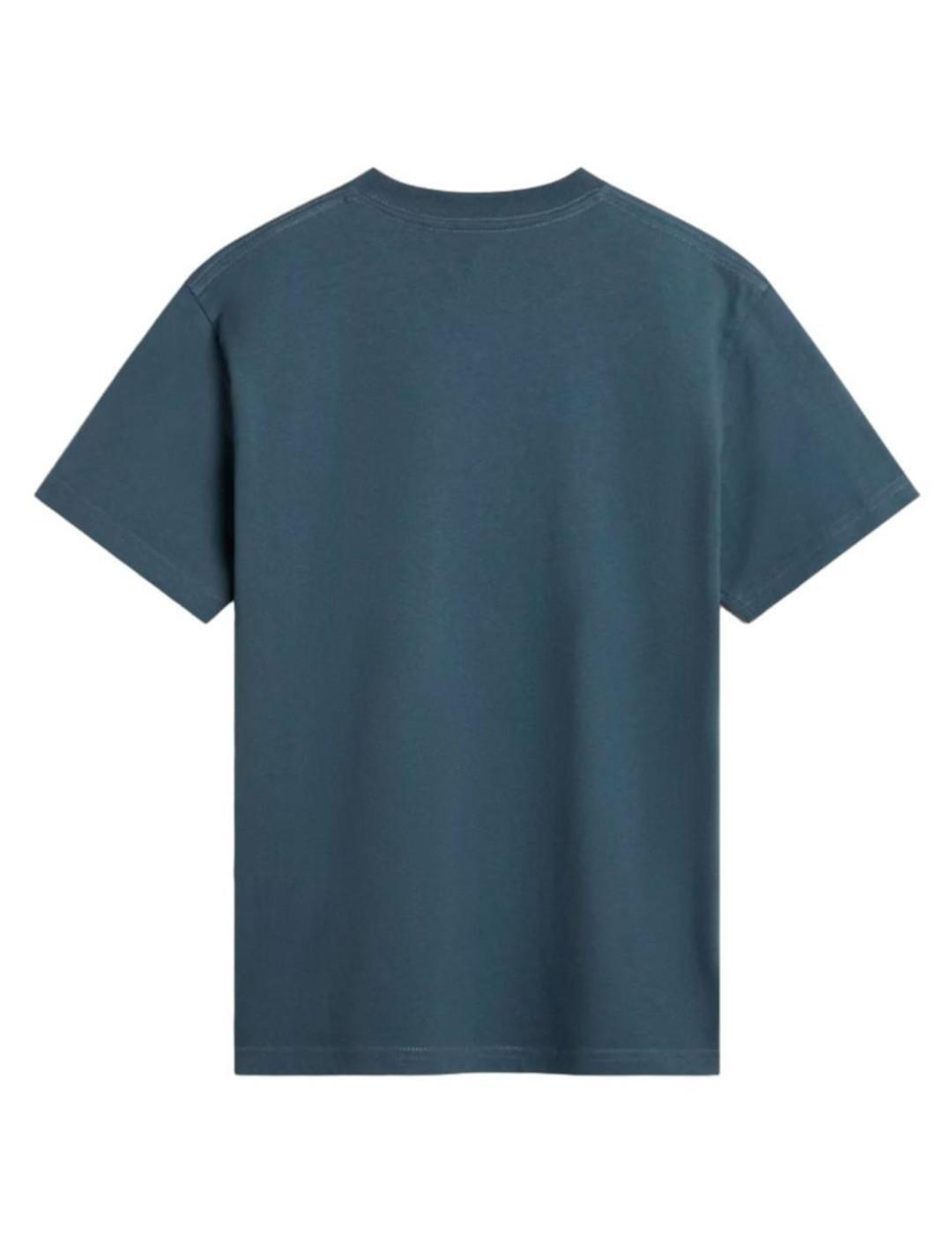 Camiseta de manga curta para criança Vans Peace Blue Bear. 2/3