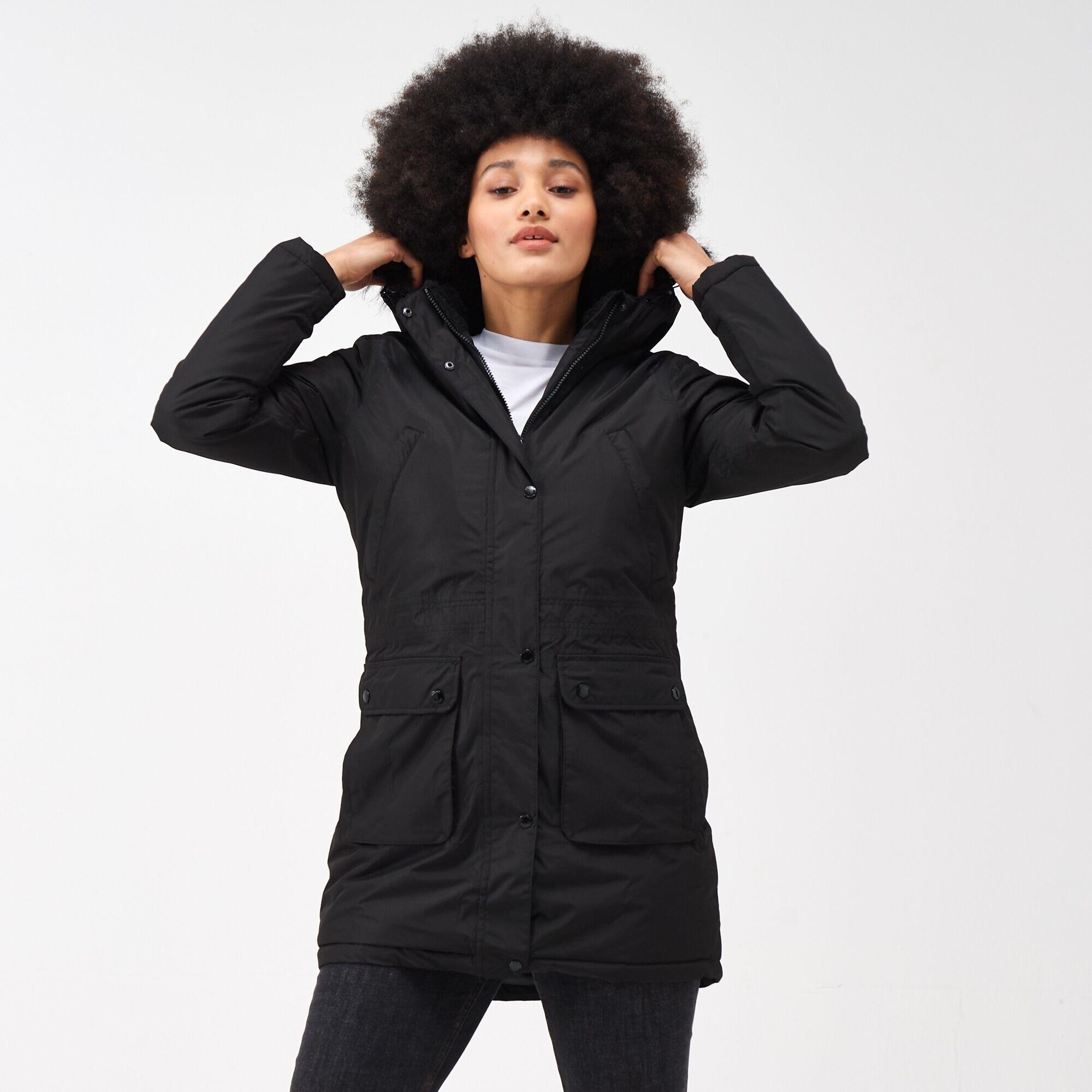 Parka Dames Waterdicht Ademend Lichtgewicht Wandelen 4/5