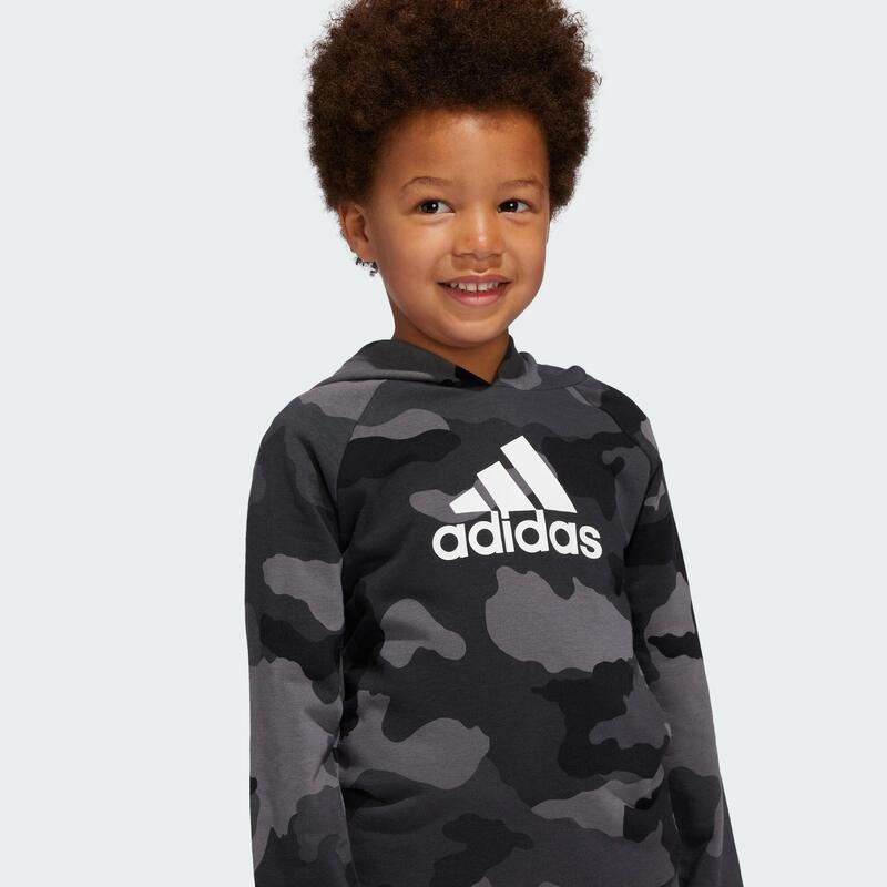 Essentials Allover Print Kids Hoodie-Set