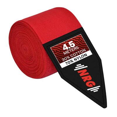 Boks bandage 4.5m elastische ondersteuning - rood