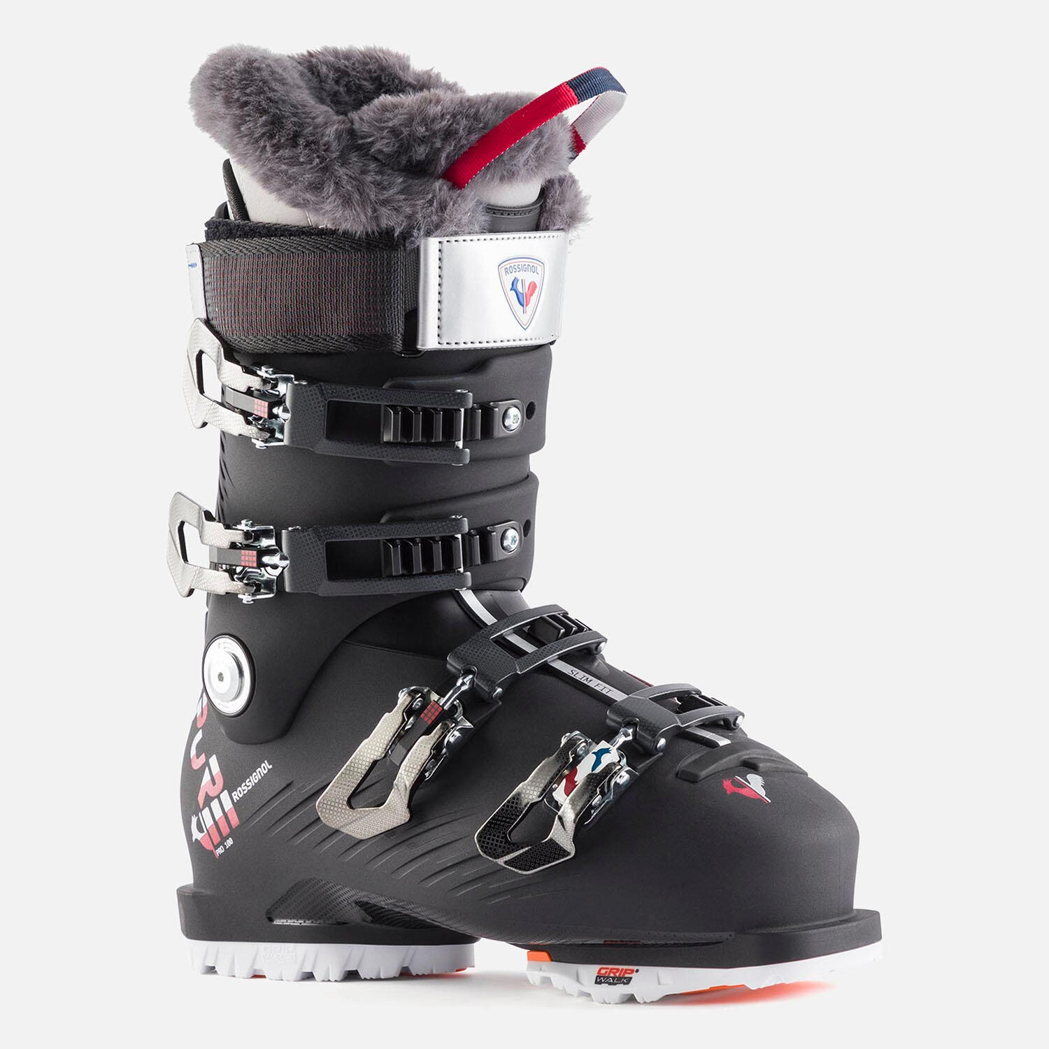 Scarponi da sci Rossignol Pure Pro 100 Gripwalk Charcoal da donna 2/5