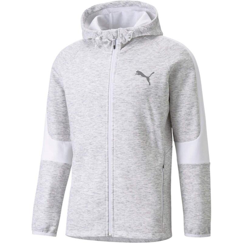 Hanorac barbati Puma Evostripe Fz Hoodie, Gri