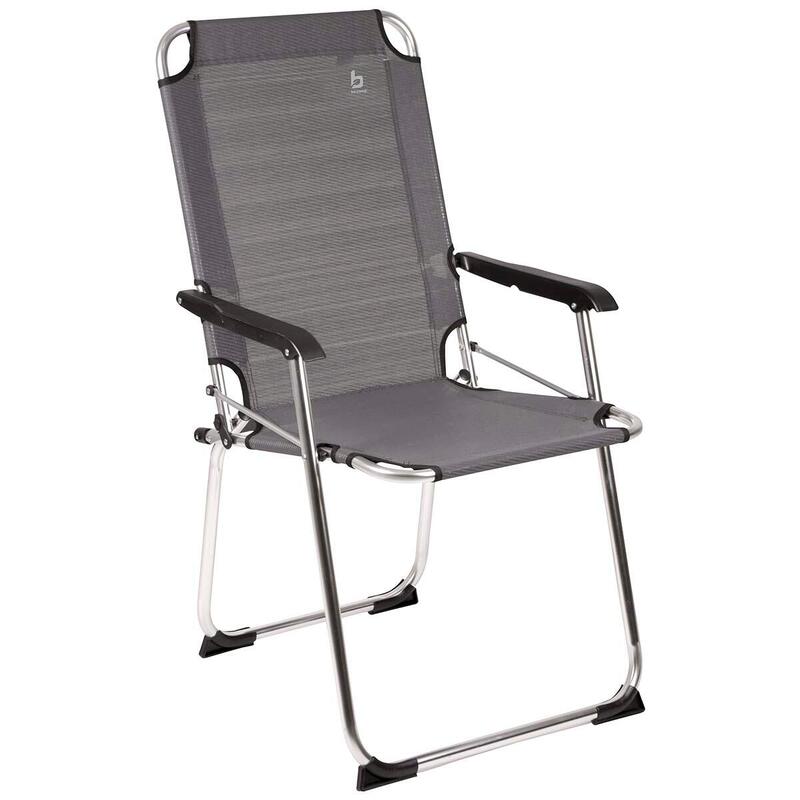 Bo-Camp - Silla de camping - Copa Rio - XL - Deluxe - Gris