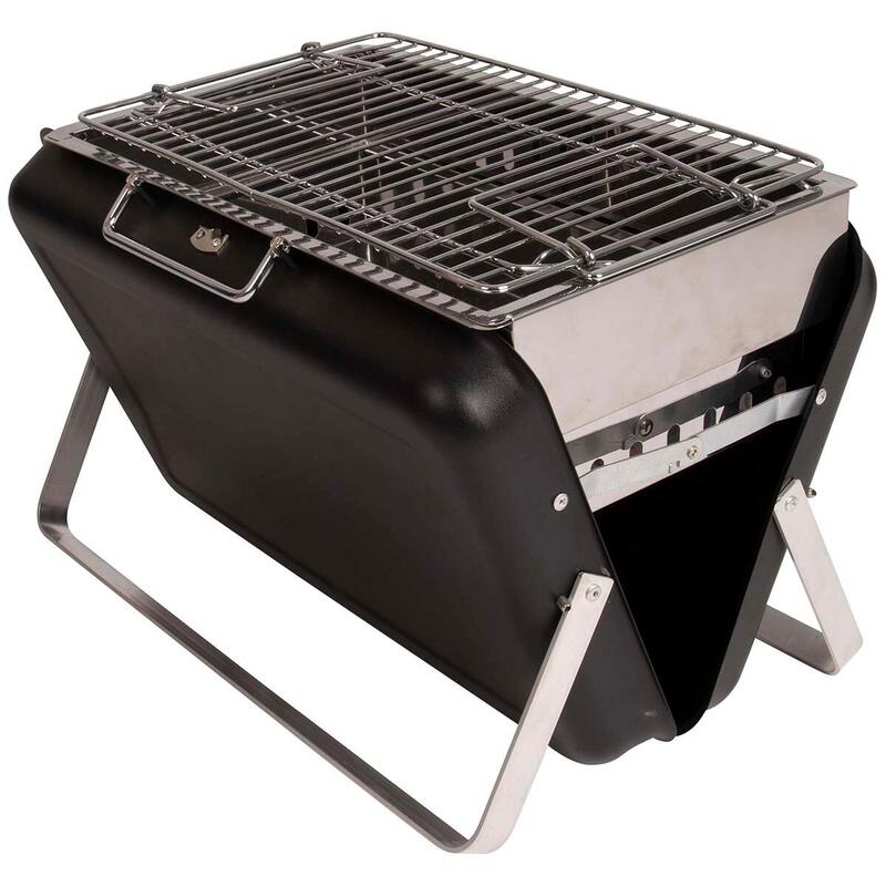 Barbecue Portable Pliant Pour Camping - Charbon De Bois, Idéal Pique-nique Et Terrasse