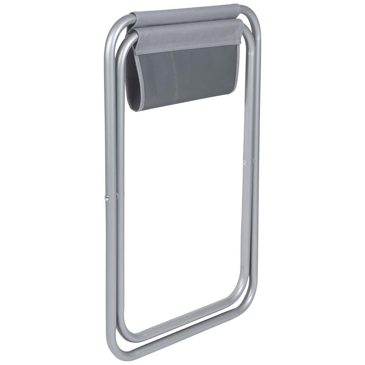 Mini Klapp Camping Falthocker Angel Sitz Fuß Bank klappbar Stahl 4/4