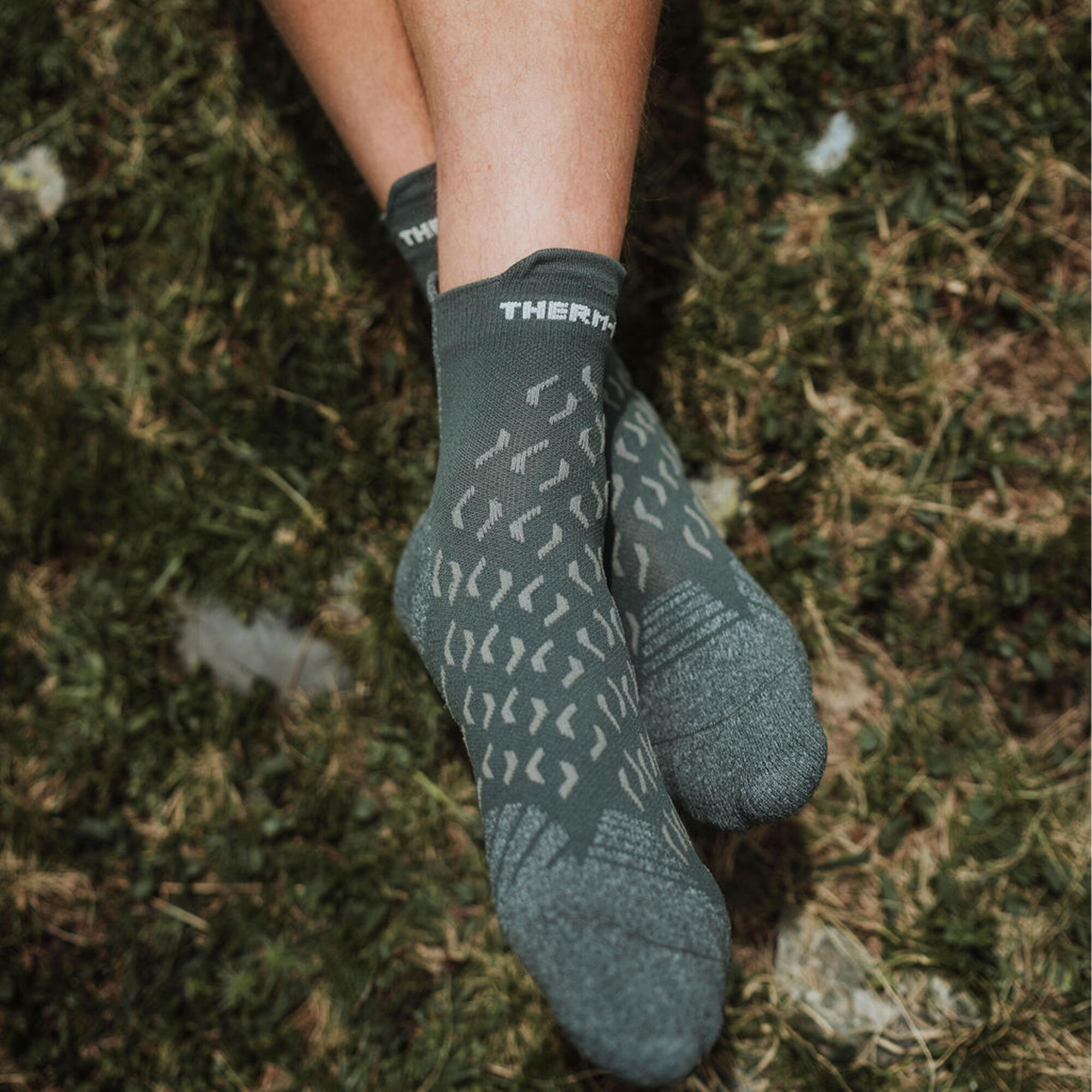 Therm-ic Outdoor Ultra Cool Ankle - Grijs - Standaard sok (L/R) 4/4