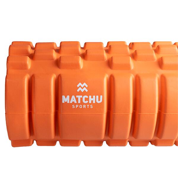 Rouleau de Massage - Foam Roller - Rouleaux de Massage - Dur - 33cm - Orange 4/5