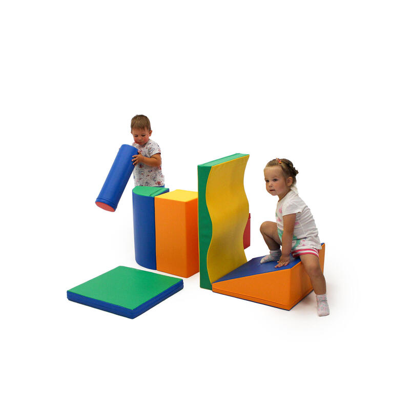 Blocchi per Bambini in Schiuma, Kit di attività Soft Play, multicolore