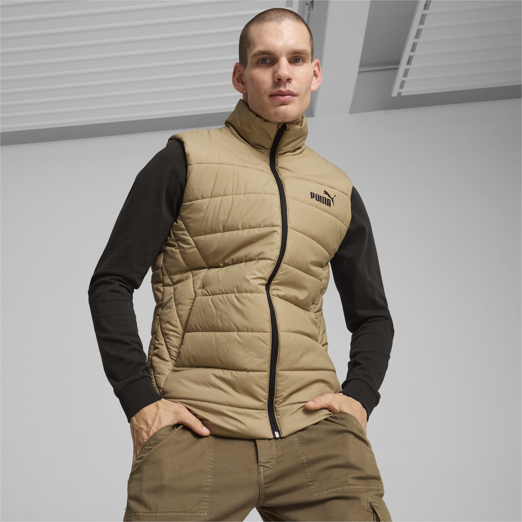 Chaleco Essentials acolchado Hombre PUMA Oak Branch Beige 3/7