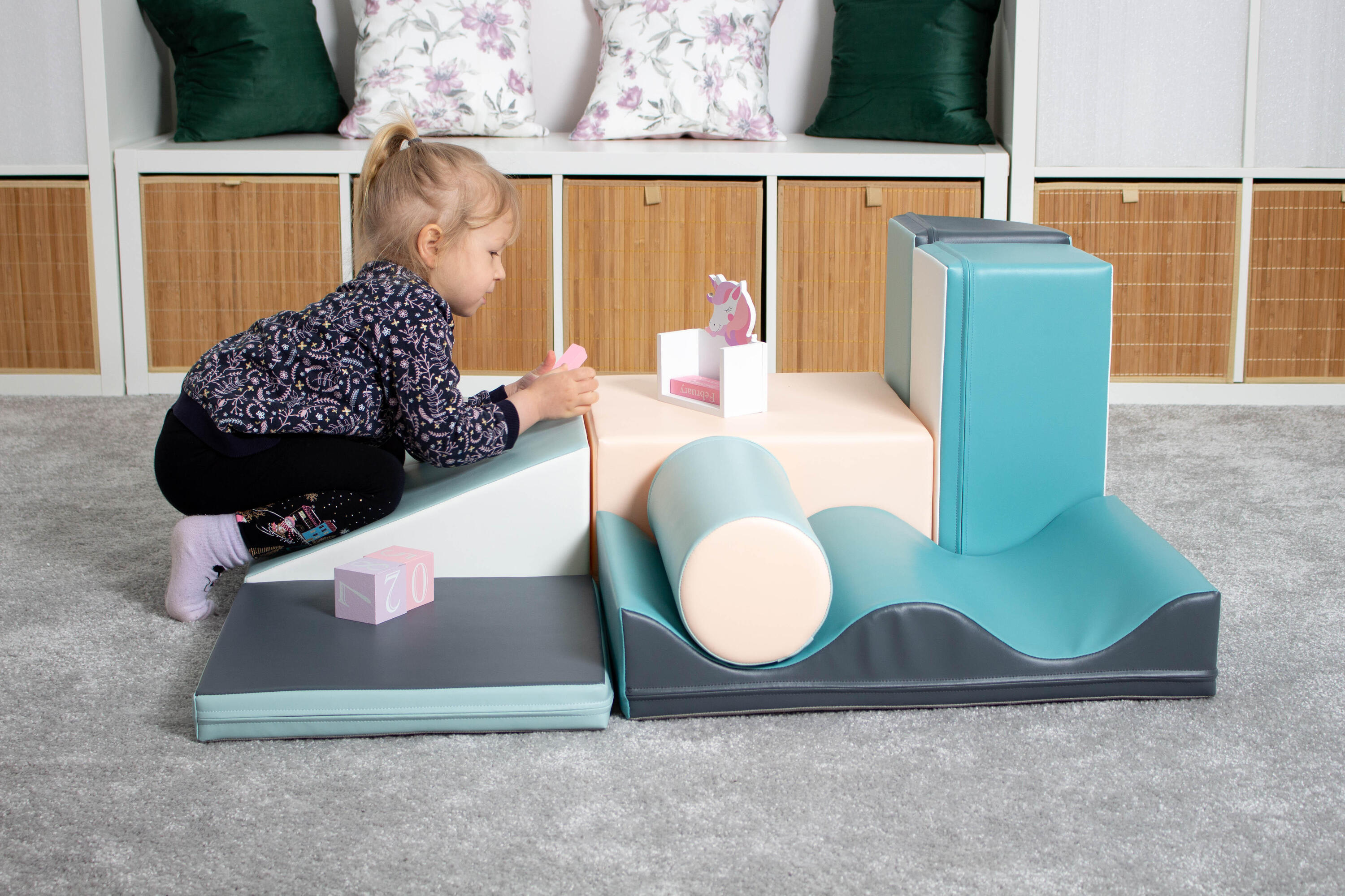 Blocchi per Bambini in Schiuma, Kit di attività Soft Play, pastello 4/7