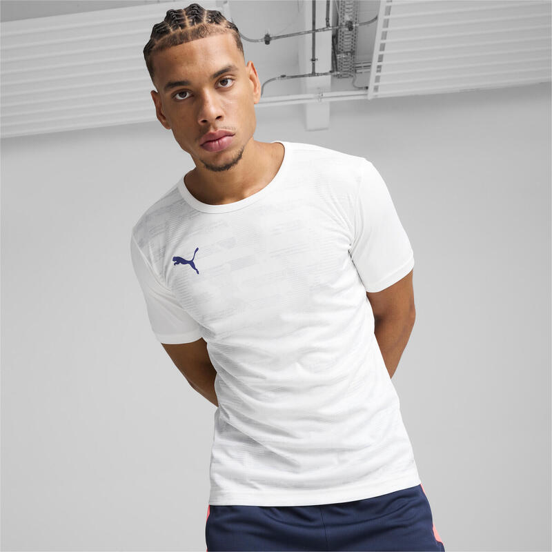 individualRISE grafische jersey voor heren PUMA White