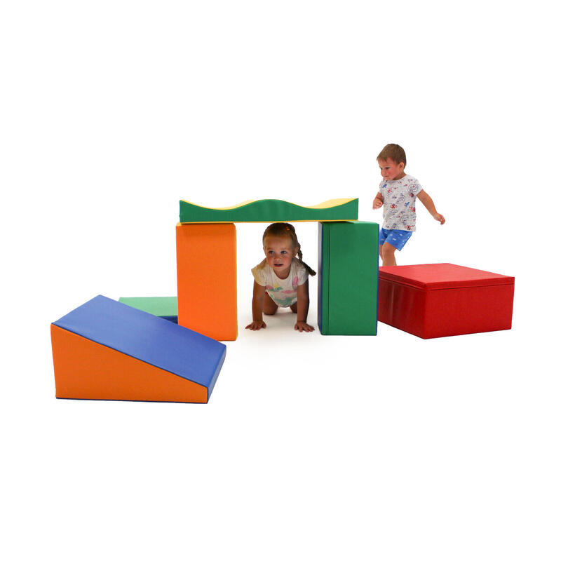 Blocchi per Bambini in Schiuma, Kit di attività Soft Play, multicolore