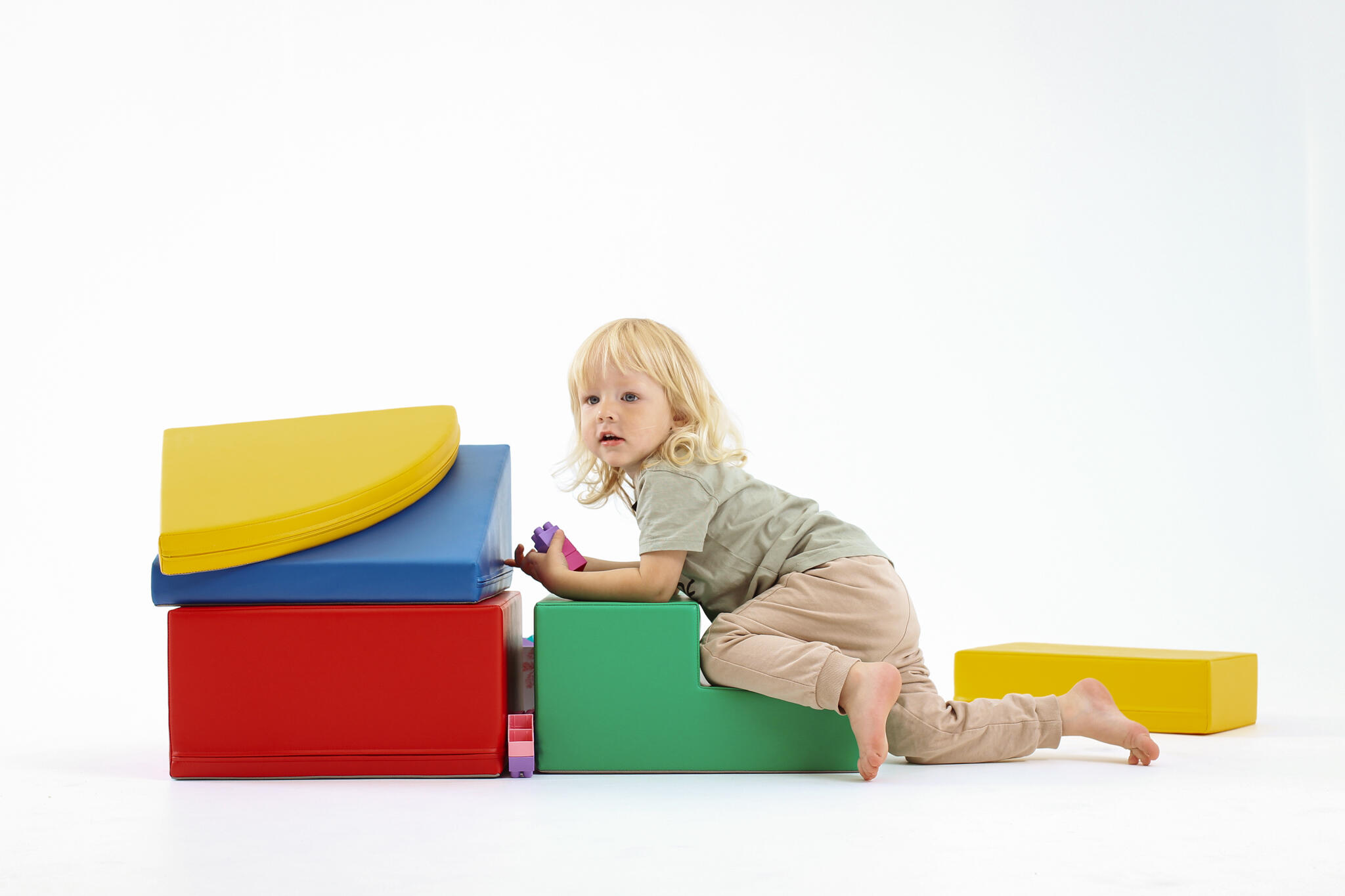 Blocs de Construction en Mousse Corner Climber, multicolore 2/7