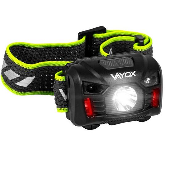 Torcia frontale VAYOX VA0020 ricaricabile con sensore di movimento