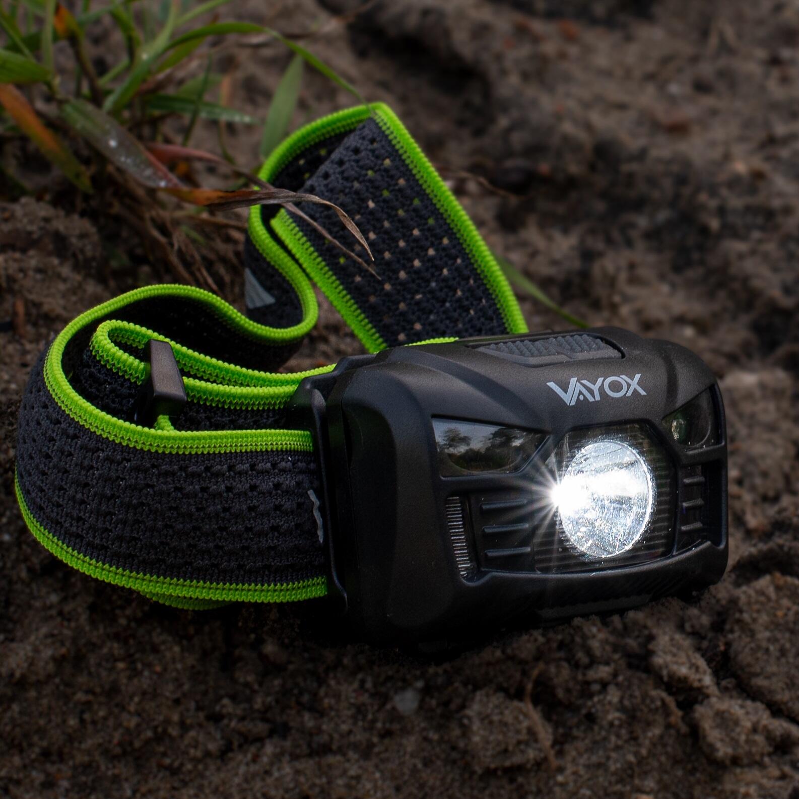 VAYOX VA0020 hoofdlamp, oplaadbaar, met bewegingssensor 6/7