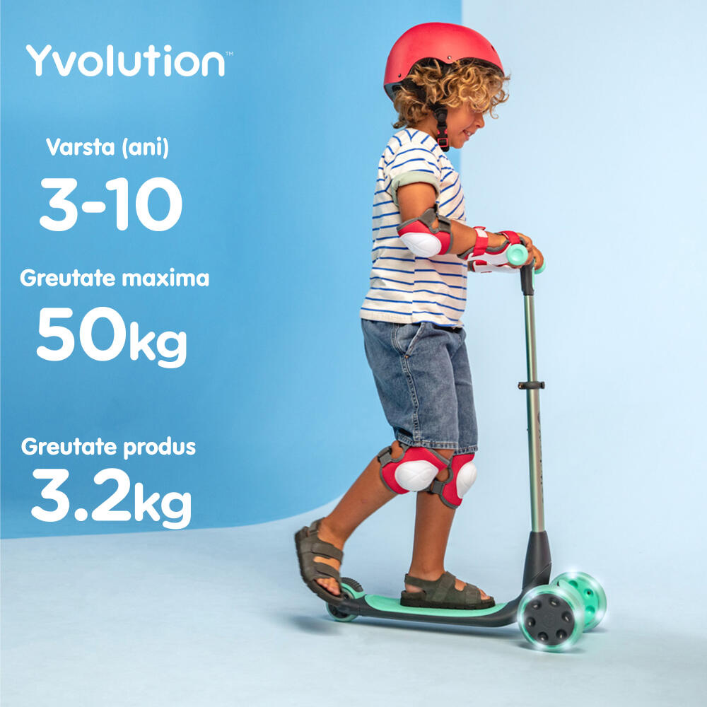 Monopattino,  bambino/bambina, Yglider NUA, verde 6/7