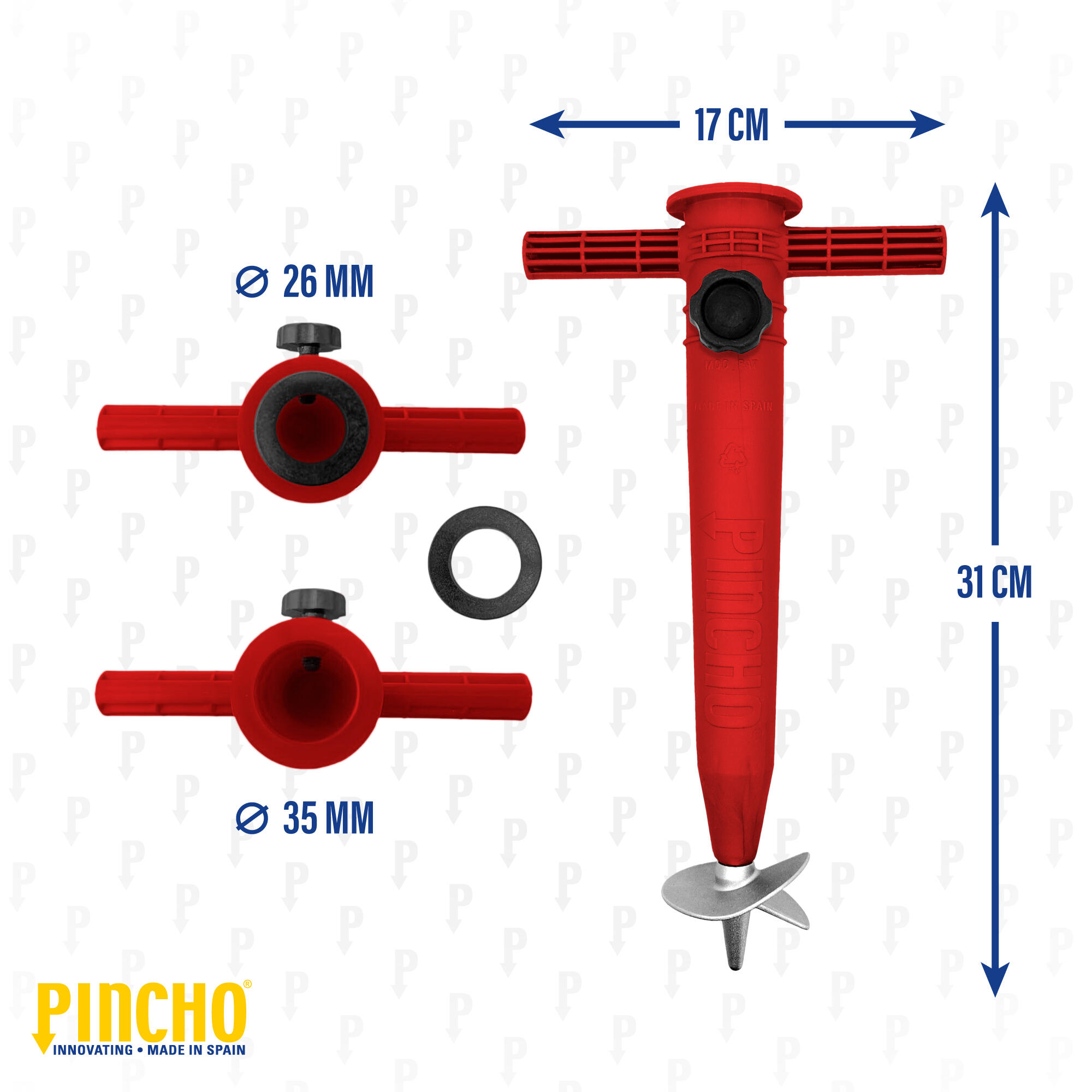 Pincho con Punta Aluminio para Sombrilla 5/7