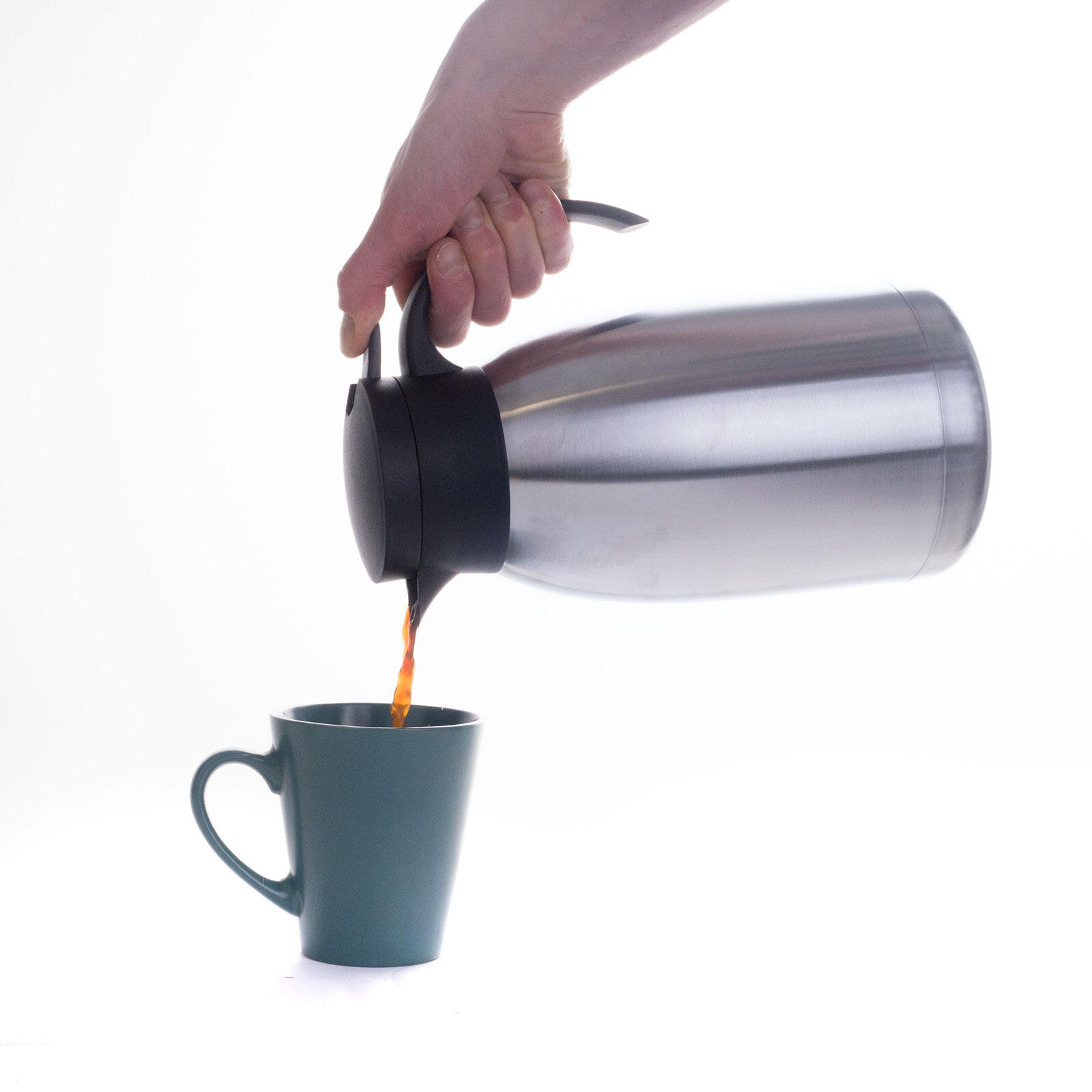 Verseuse isolante 2L Bouteille à café grande en acier inoxydable 5/7