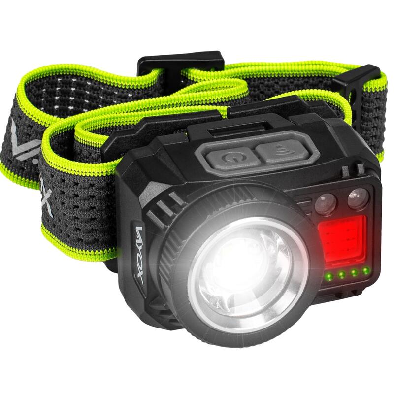 Homlok lámpa Vayox VA0098, 500 lm, ZOOM, akkumulátoros hibrid táplálással